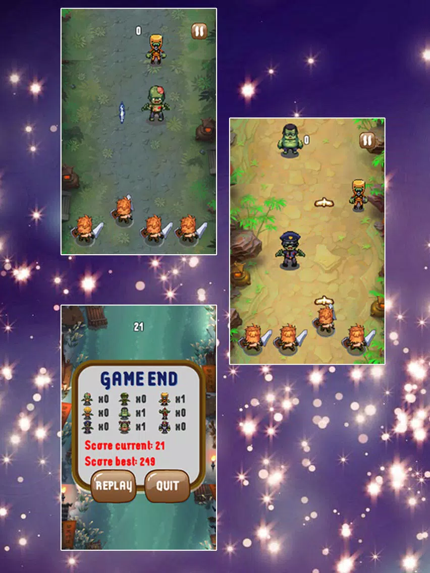 Capturas de tela do Heroes Attack Zombies: Army Tap Shooter iPad 