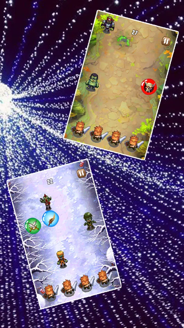 Capturas de tela do Heroes Attack Zombies: Army Tap Shooter