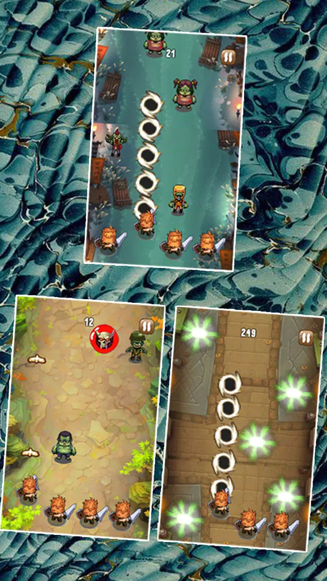 Capturas de tela do Heroes Attack Zombies: Army Tap Shooter