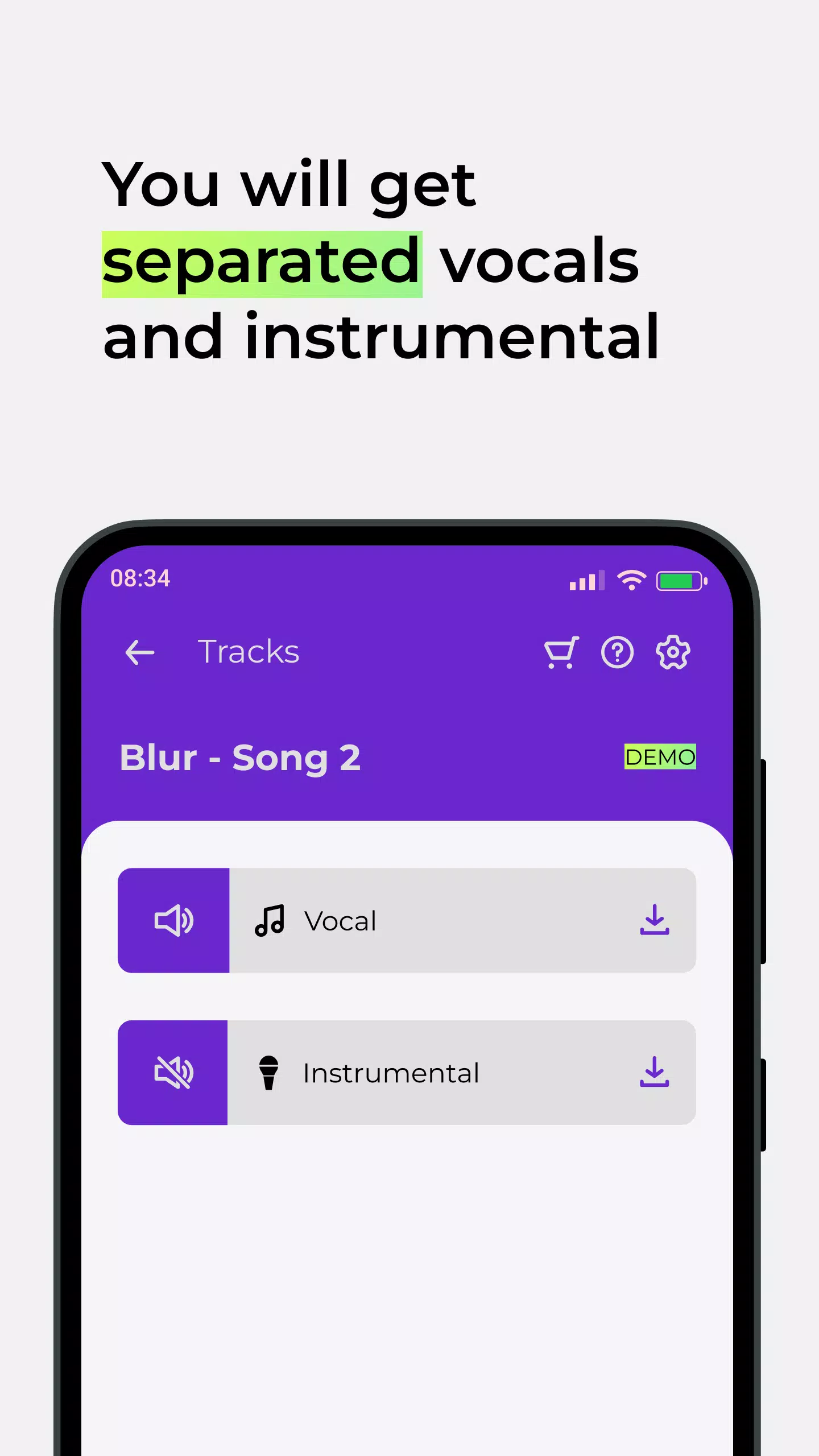 Vocal Remover, Karaoke : voix Screenshots