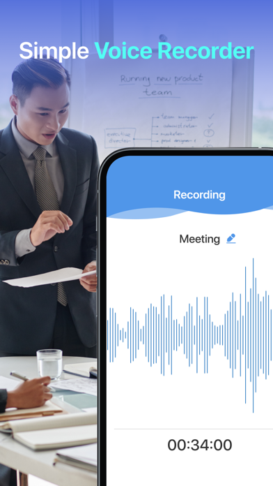 Voice Recorder: Audio to Text Screenshots