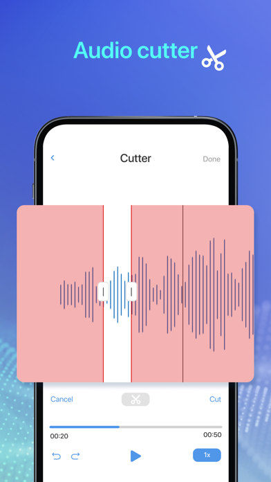 Voice Recorder: Audio to Text Screenshots