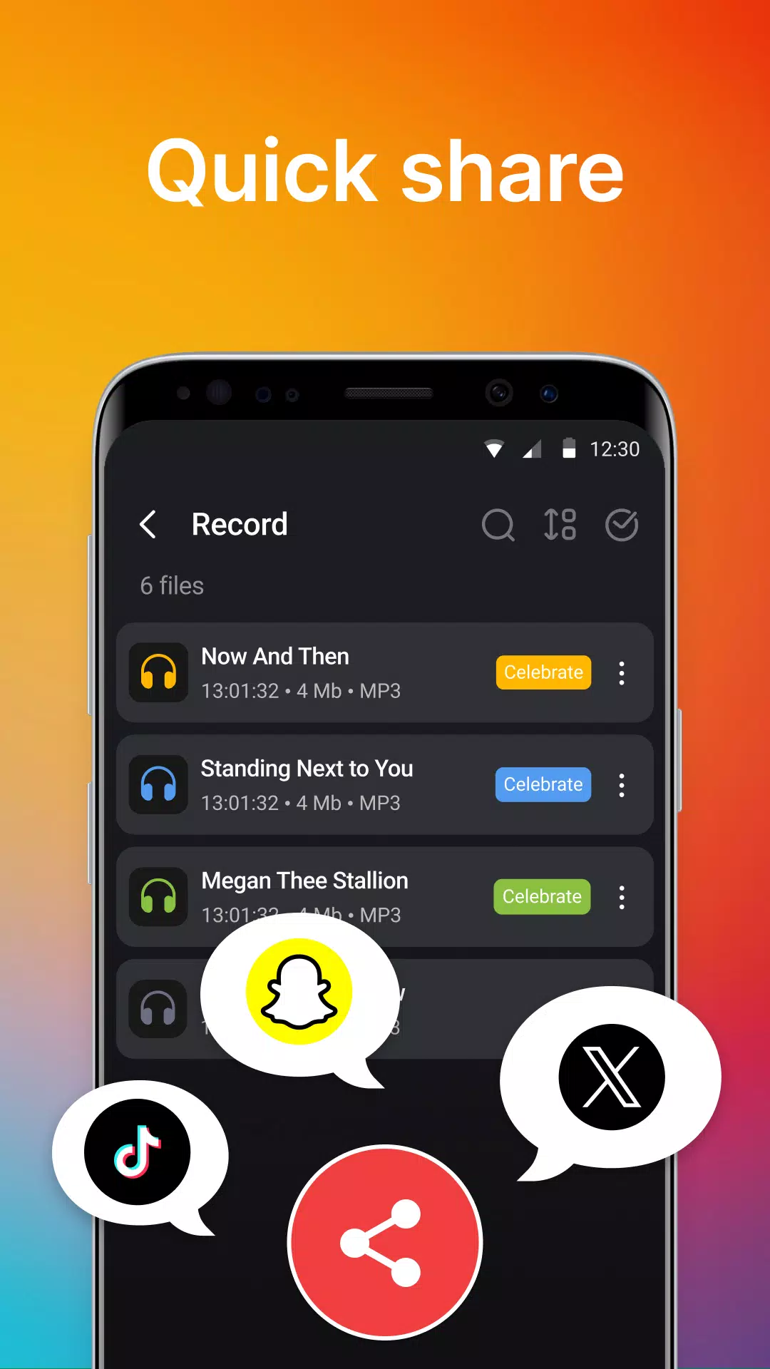 Voice Recorder, Sound Recorder Screenshots