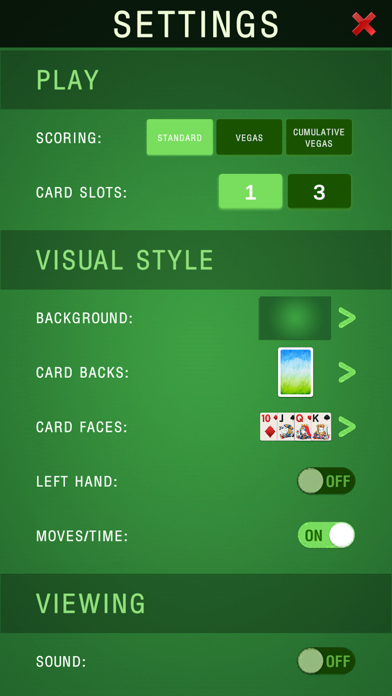 Solitaire Scenery Screenshots