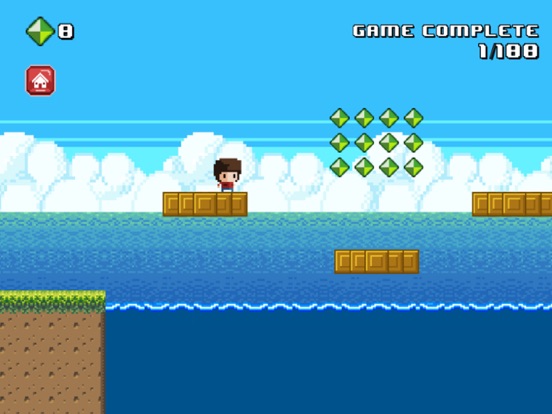 8 Bit Kid - Run and Jump iPad  Ekran Görüntüleri