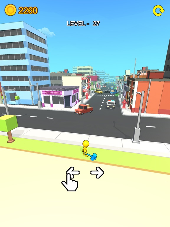 Tangkapan layar Whack City iPad 