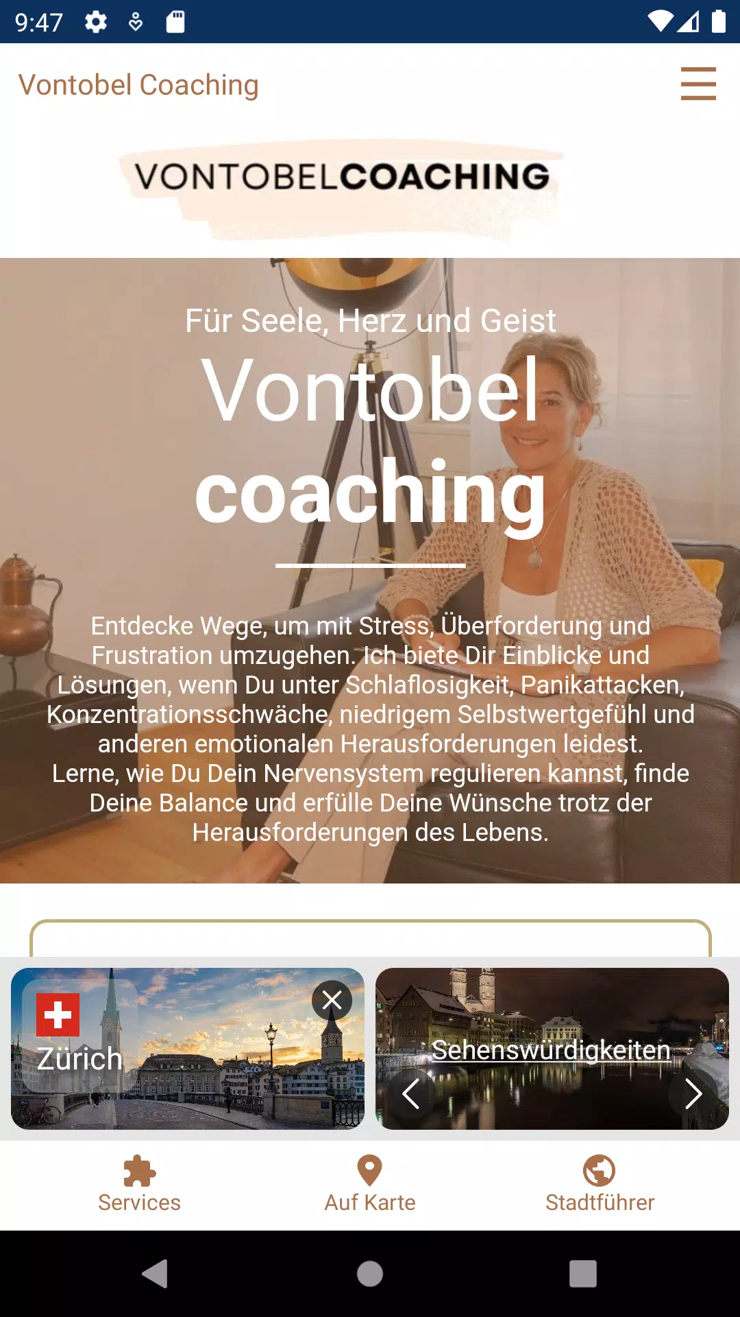 Vontobel Coaching Screenshots
