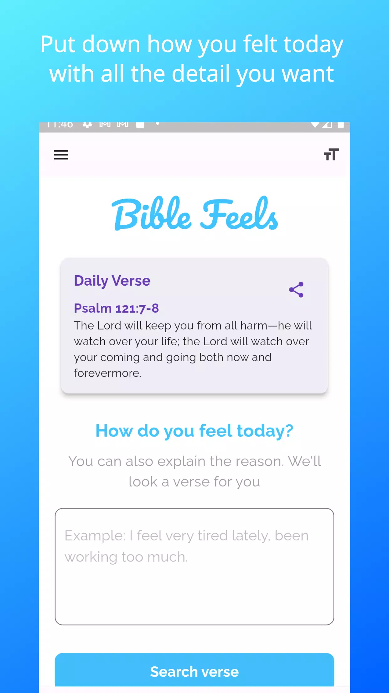 Bible Feels AI Screenshots
