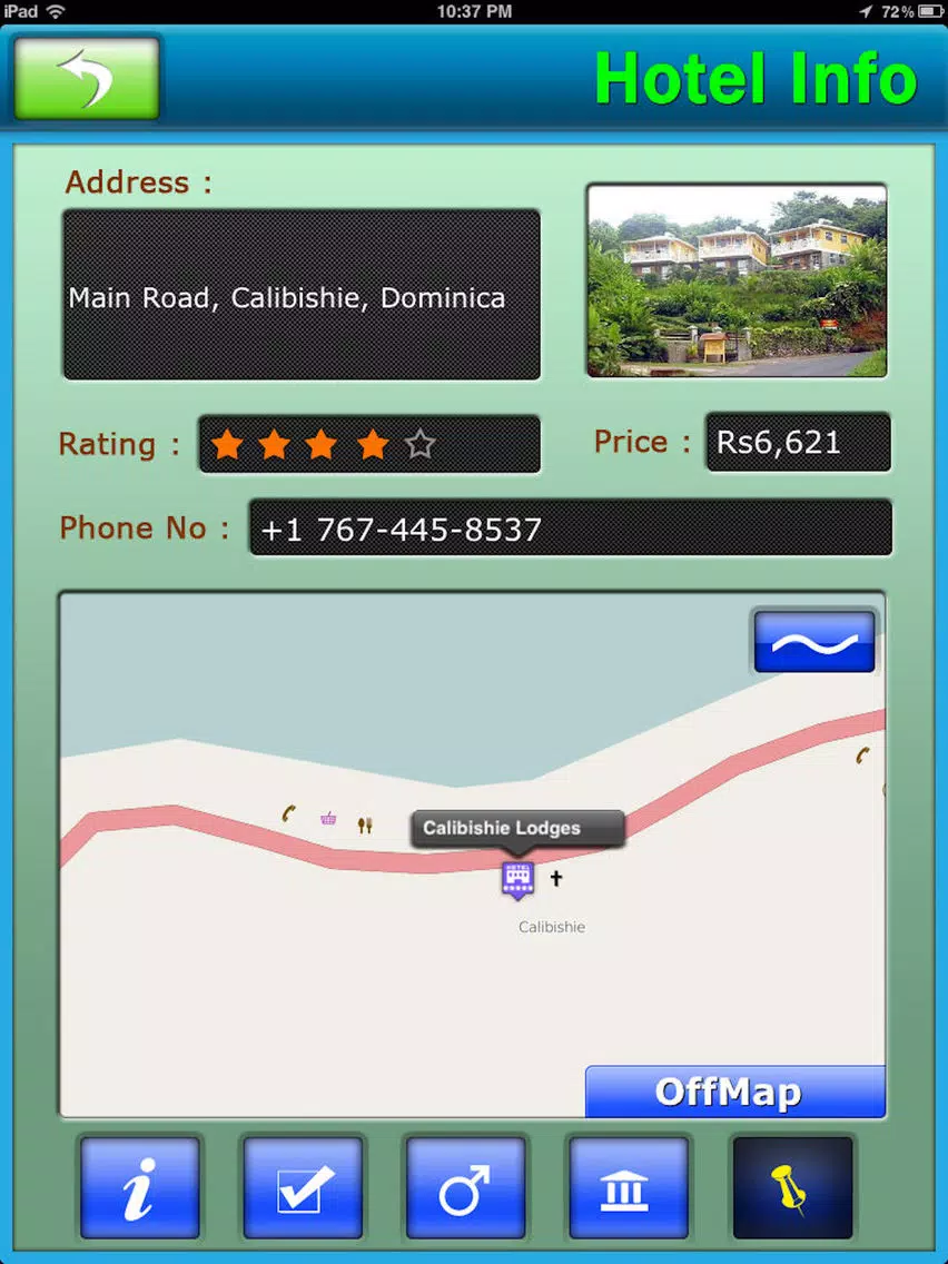 Dominica Offline Map Guide iPad Ekran Görüntüleri