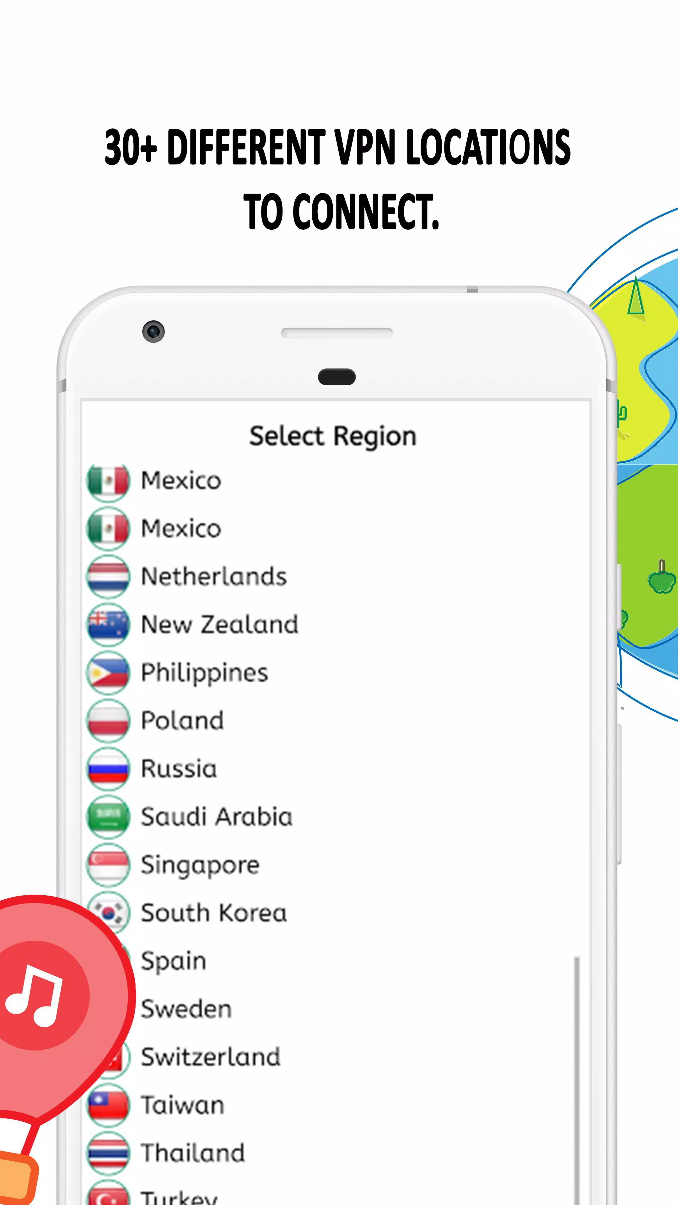 Tangkapan layar Hopper VPN