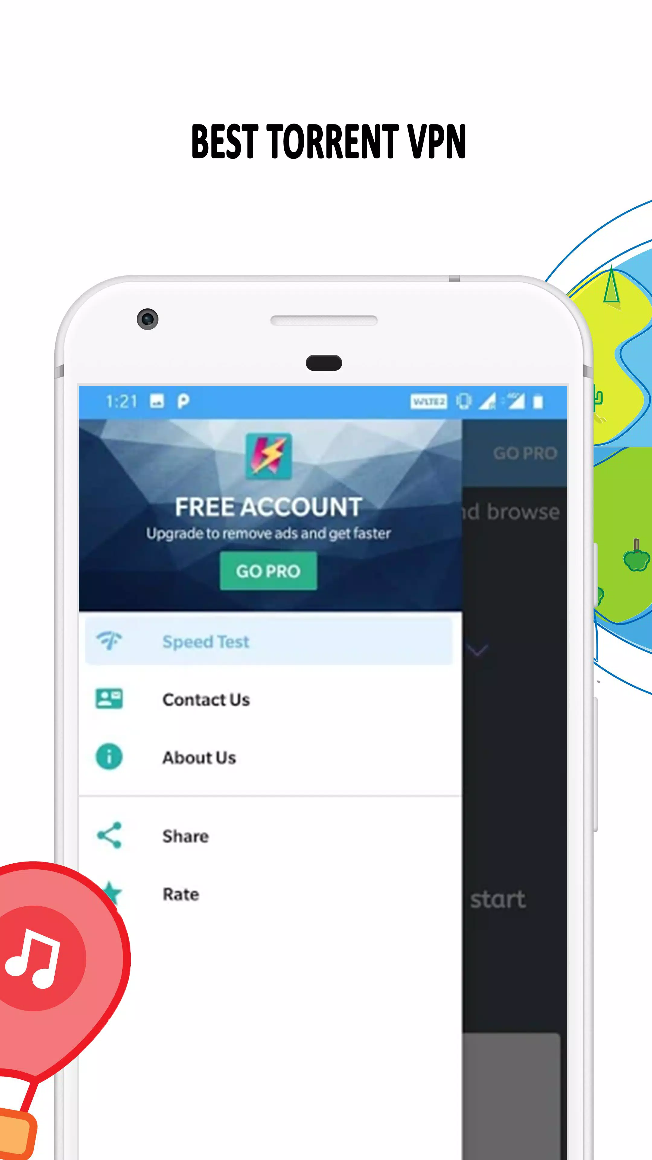 Tangkapan layar Hopper VPN