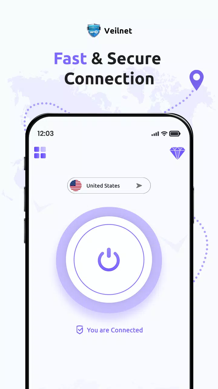 Captures d'écran de VeilNet - VPN Proxy Master