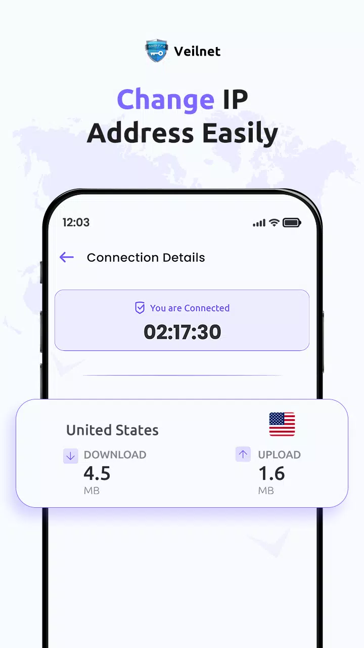Captures d'écran de VeilNet - VPN Proxy Master