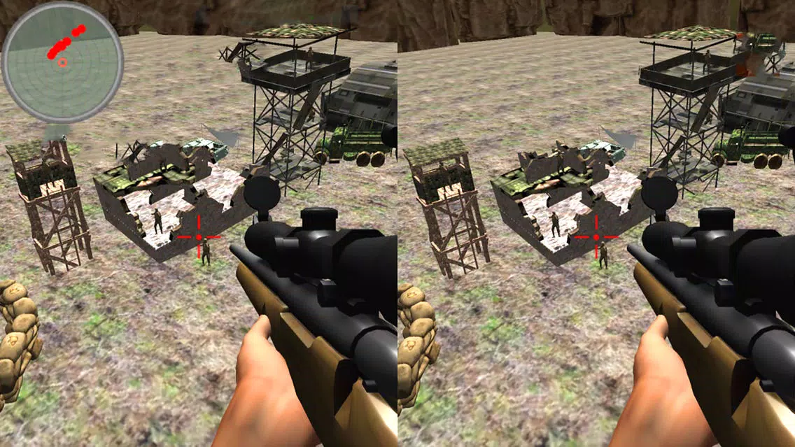 Captures d'écran de VR Helicopter Sniper : 3D Shoot-ing kill-er Game