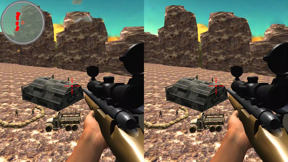 Captures d'écran de VR Helicopter Sniper : 3D Shoot-ing kill-er Game