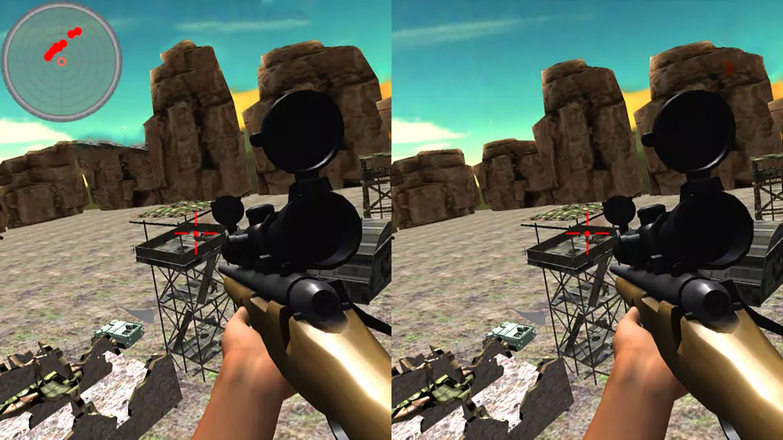 Captures d'écran de VR Helicopter Sniper : 3D Shoot-ing kill-er Game