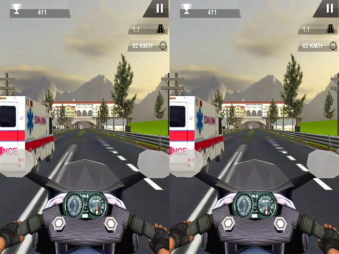 Скриншоты VR Traffic Bike Rider : Extreme End-less Racing 3D iPad 