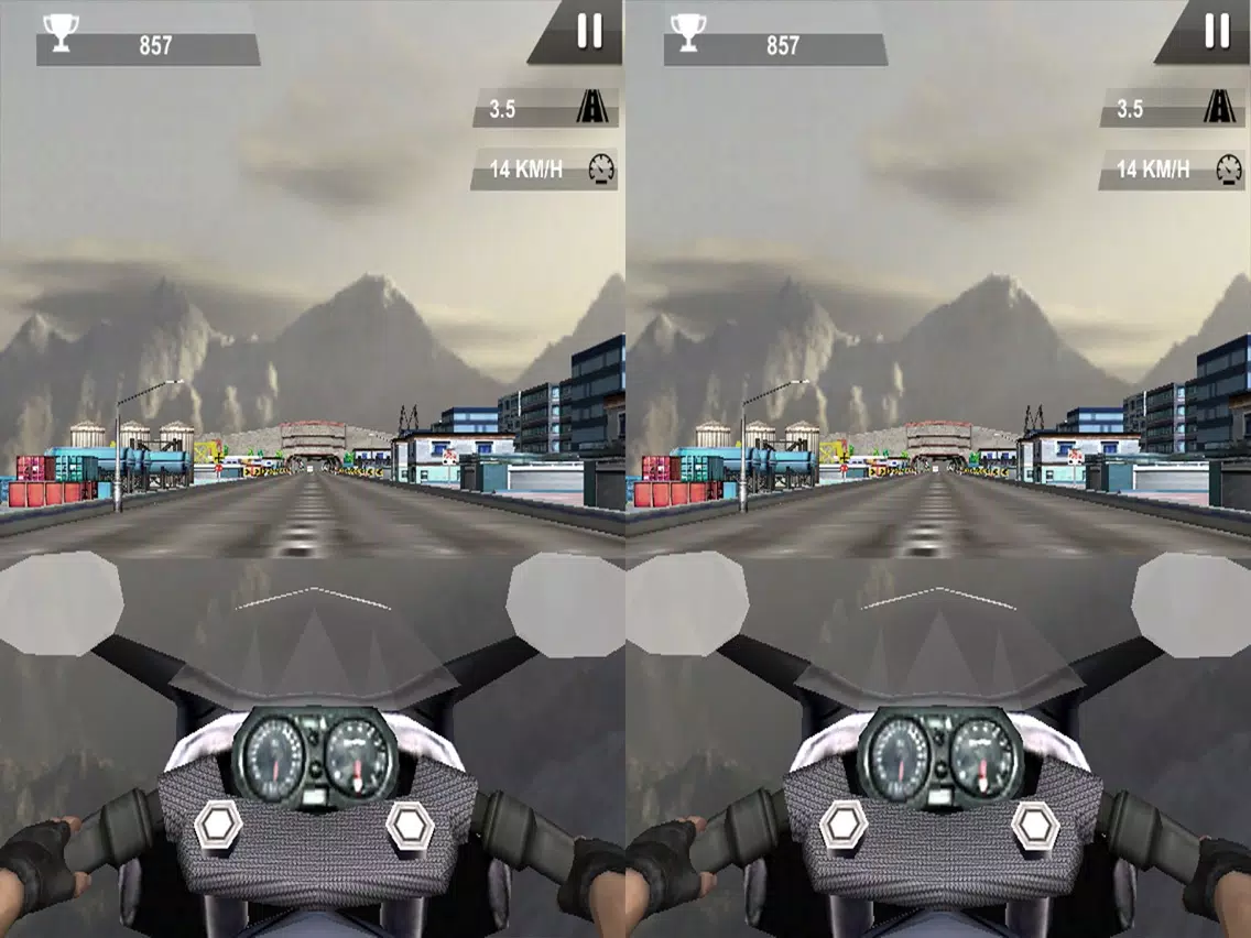 Скриншоты VR Traffic Bike Rider : Extreme End-less Racing 3D iPad 