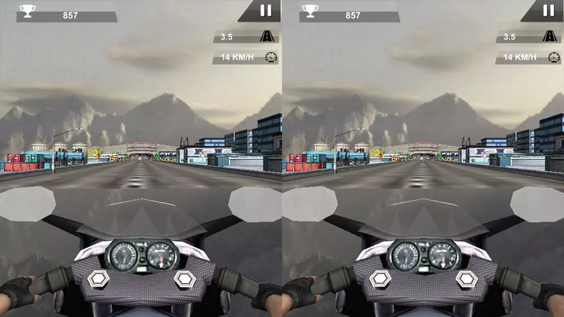 Скриншоты VR Traffic Bike Rider : Extreme End-less Racing 3D