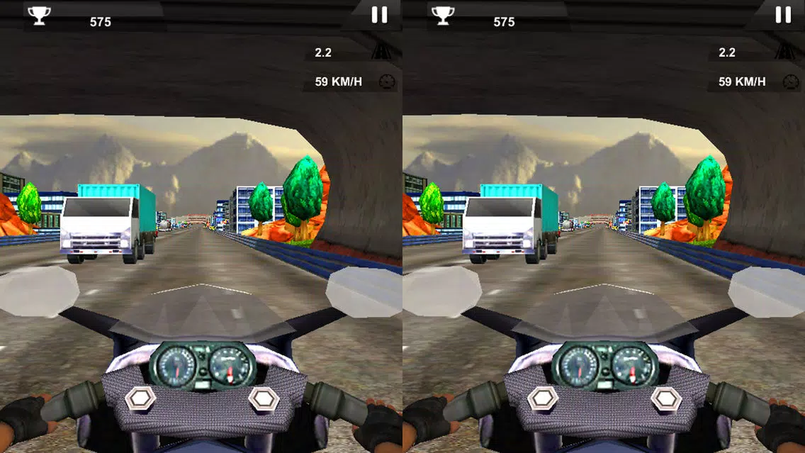 Скриншоты VR Traffic Bike Rider : Extreme End-less Racing 3D