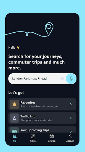 SNCF Connect: Trains & trips Screenshots