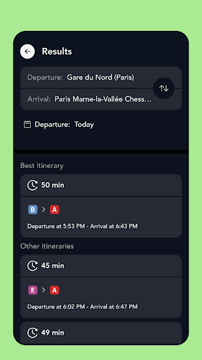 SNCF Connect: Trains & trips Screenshots