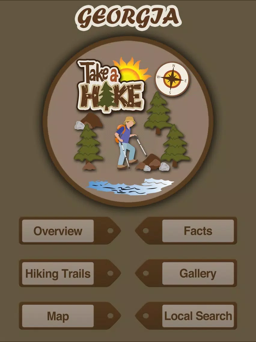 Georgia Hiking Trails iPad Screenshots