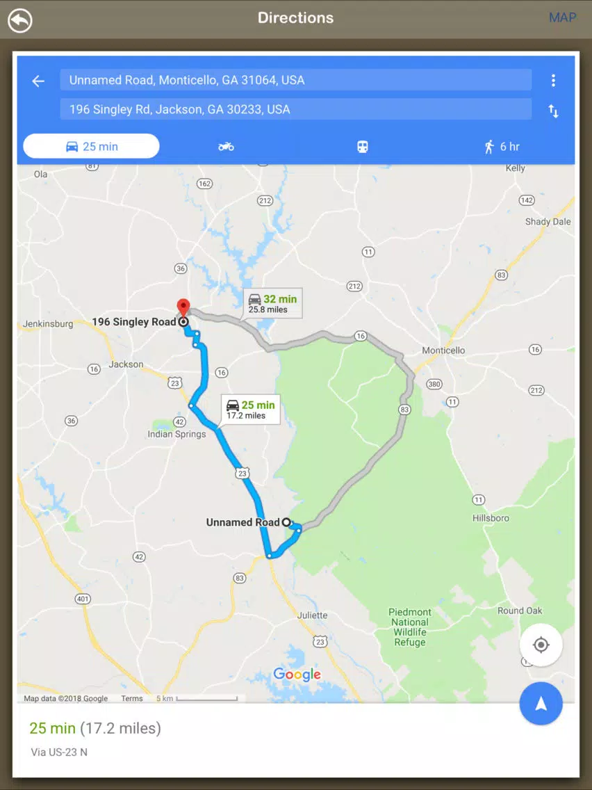 Georgia Hiking Trails iPad Screenshots