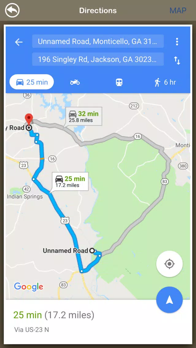 Georgia Hiking Trails Screenshots
