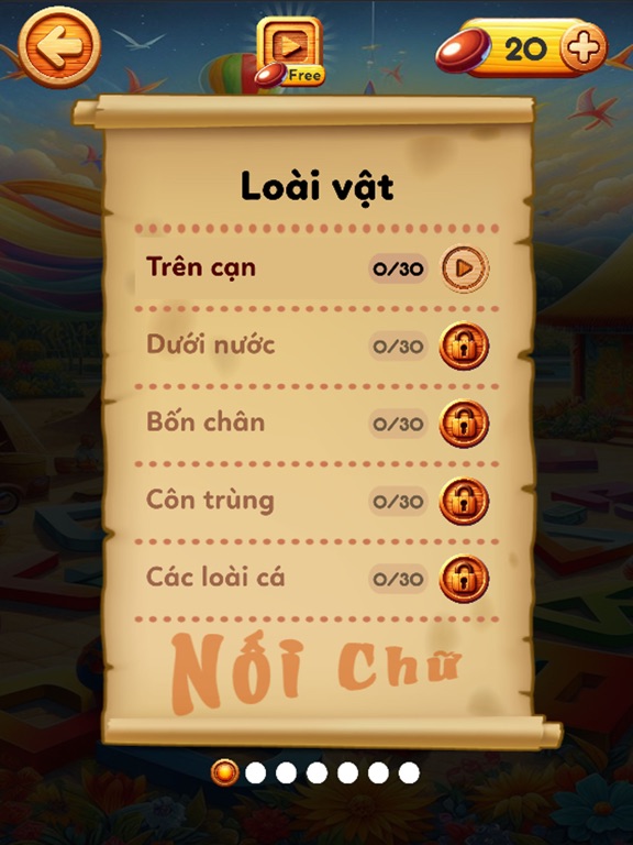 Nối Từ - Nối Chữ iPad Screenshots