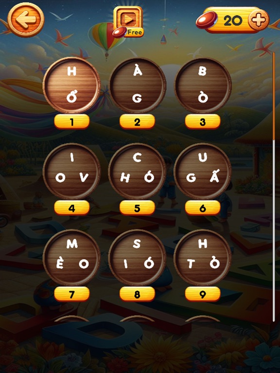 Nối Từ - Nối Chữ iPad Screenshots