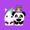 Cute Animals Colorfull Stickers for iMessage