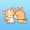 Corgi Dog - Pretty dog stickers