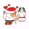 Christmas of Pretty Cat