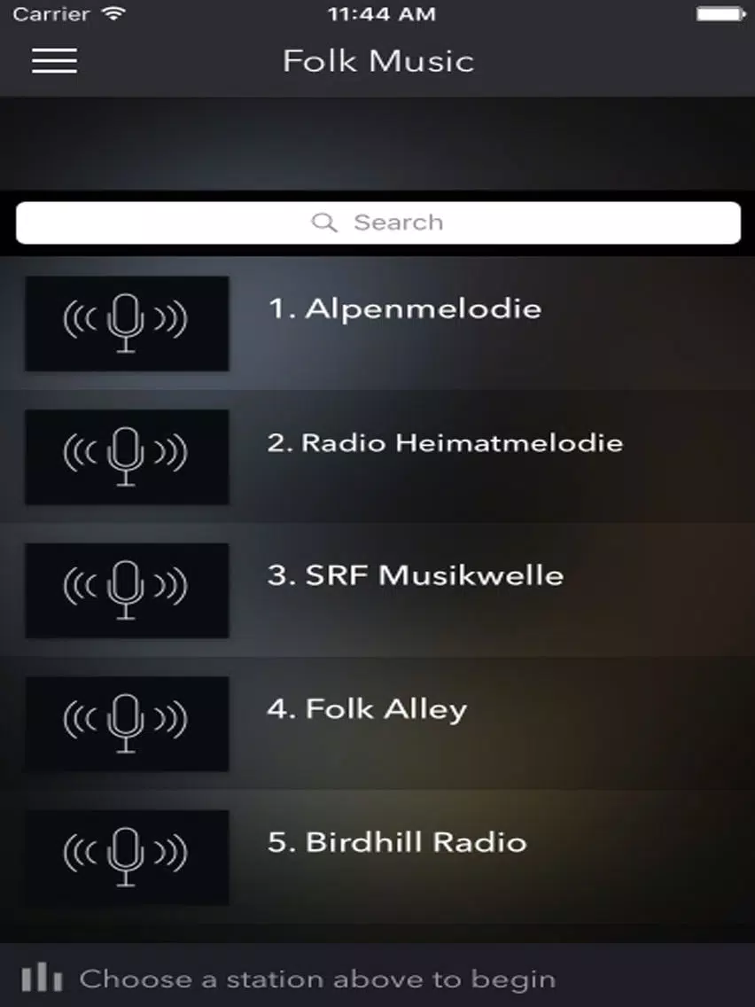 Folk Music Radios - Top Stations Music Player Live iPad Screenshots