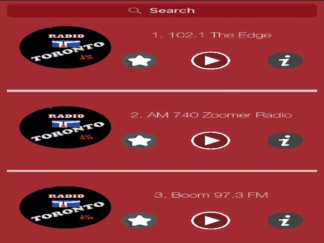 Toronto Radios - Top Stations Music Player FM AM iPad Screenshots