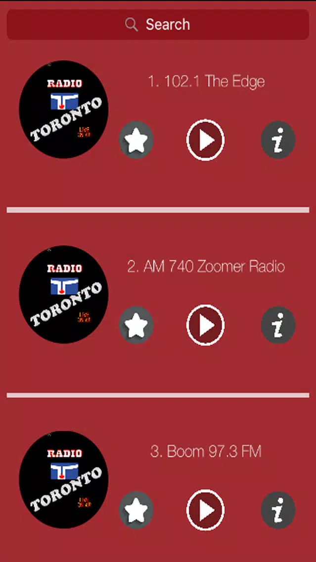 Toronto Radios - Top Stations Music Player FM AM Screenshots