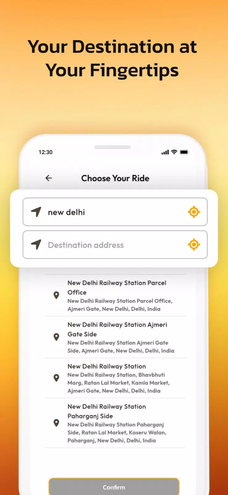 Vhingo - Hire Taxi & Driver स्क्रीनशॉट