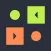 BOX and DOT: game about squares