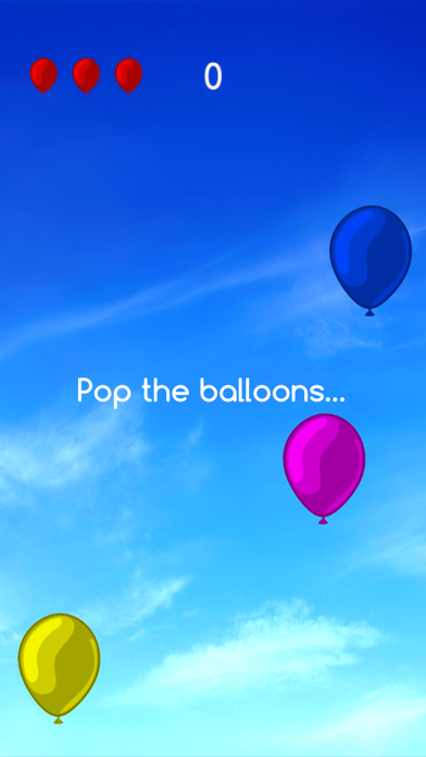 Tangkapan skrin Stop the Balloons