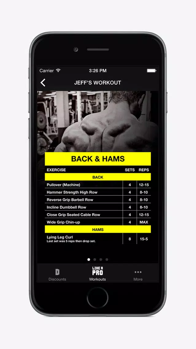 Like A Pro Bodybuilder FREE - Bodybuilding app & workout plans by IFBB Pro Jeff Long Screenshots