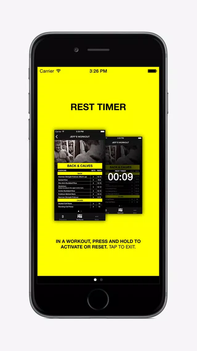 Like A Pro Bodybuilder FREE - Bodybuilding app & workout plans by IFBB Pro Jeff Long Screenshots