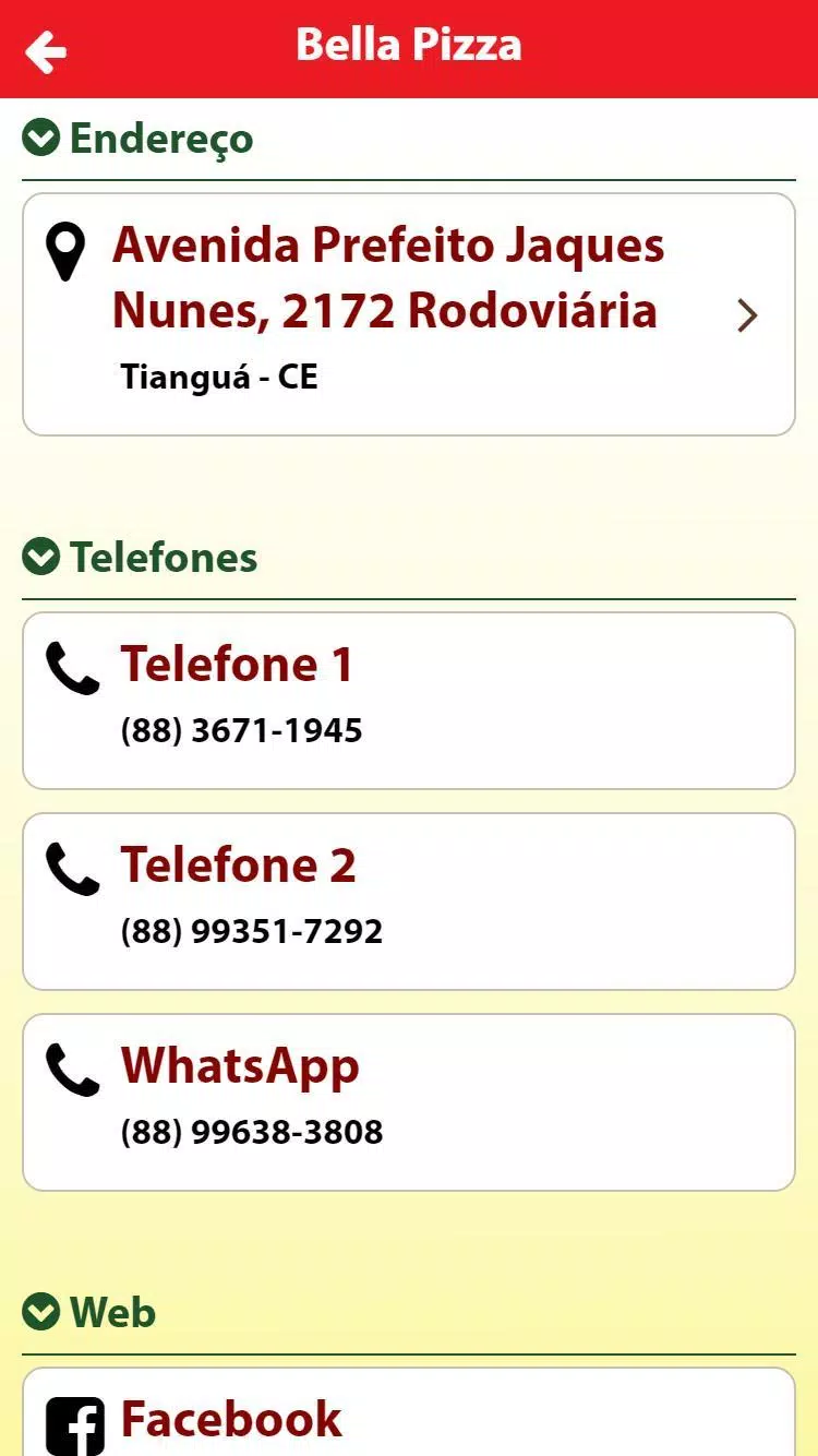 Bella Pizza Tianguá Screenshots