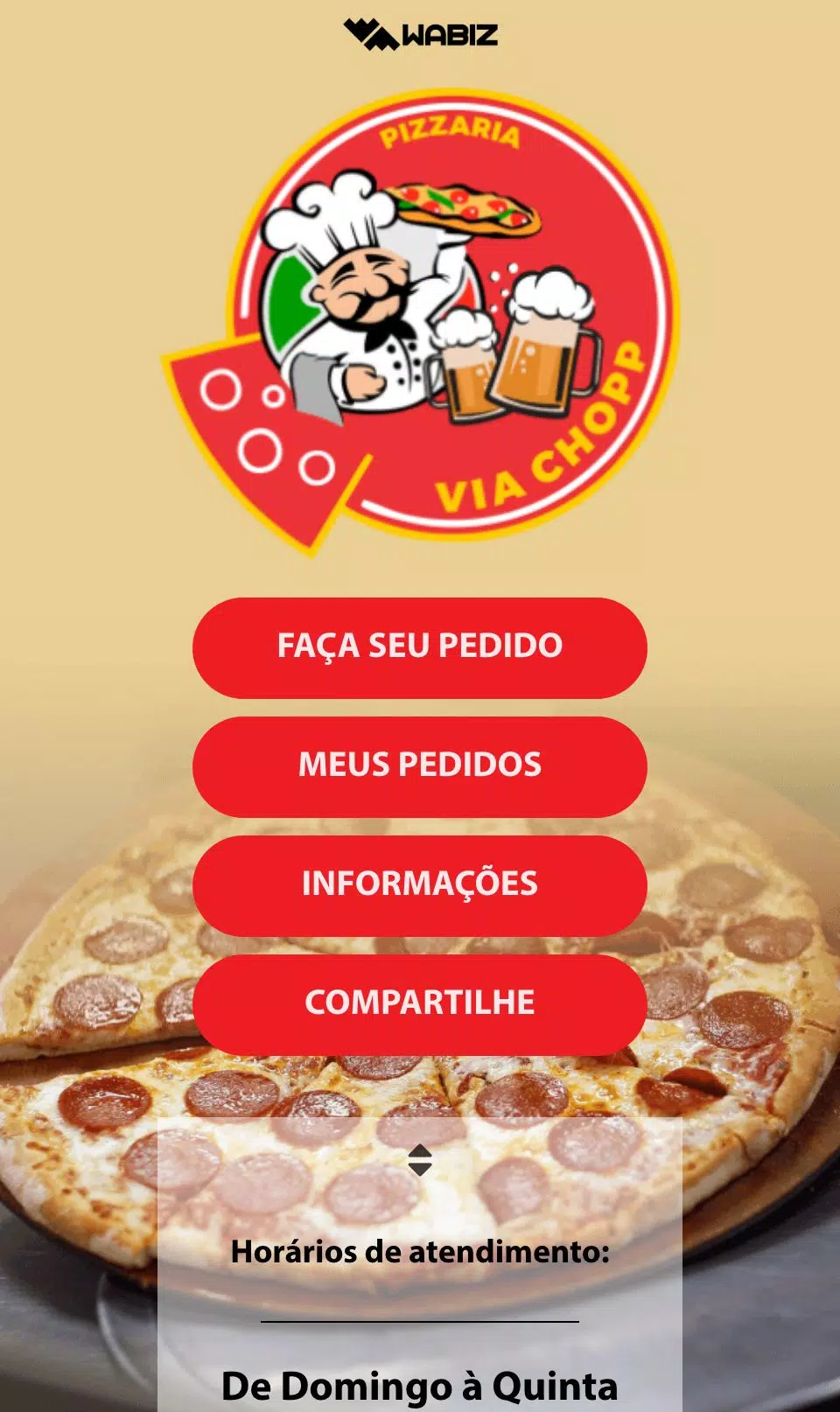 Via Chopp Pizzaria Screenshots