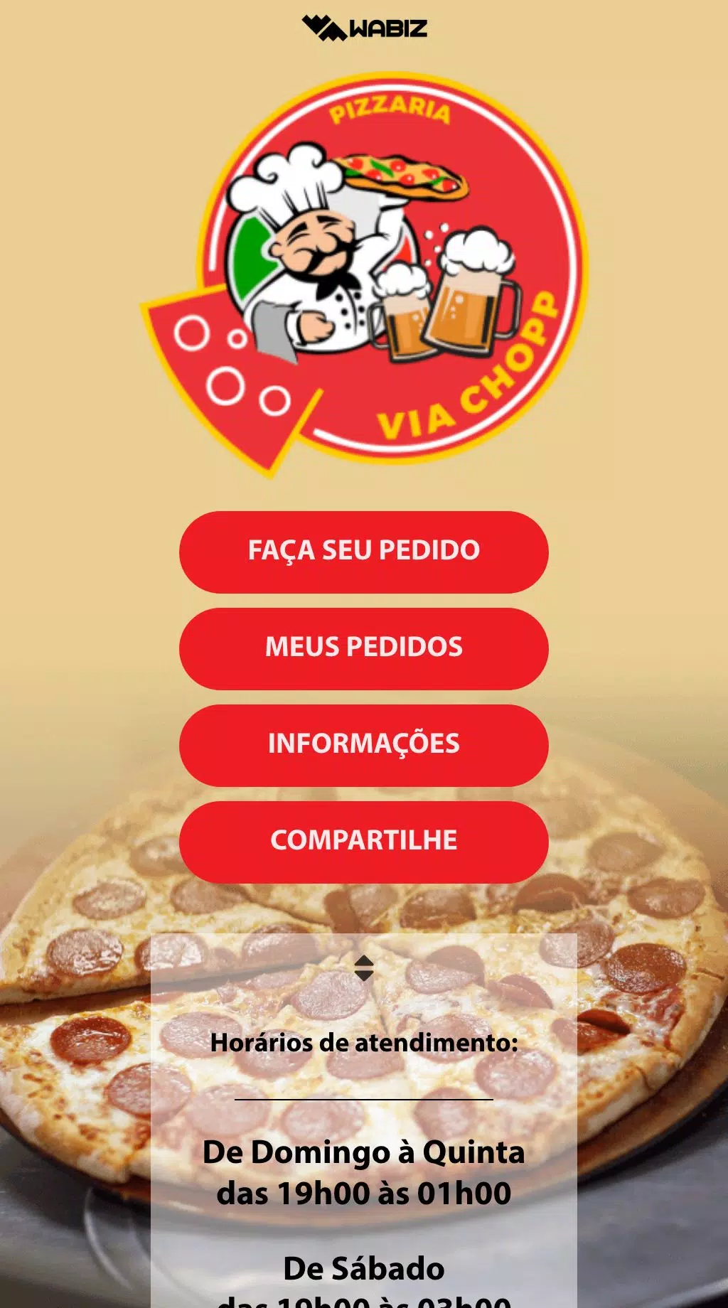 Via Chopp Pizzaria Screenshots