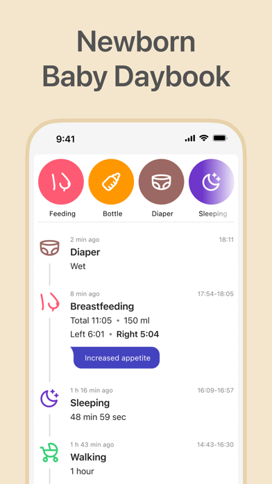 Baby Tracker・Breastfeeding Log Screenshots