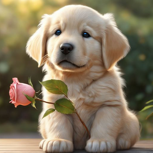 Cute Dog & Puppy Wallpaper 4K