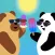 Bear & Panda Stickers