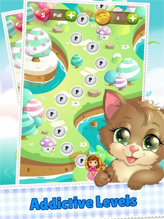 Cookie Link Pop 3 Match Journey Splash And Soda Jam iPad Screenshots