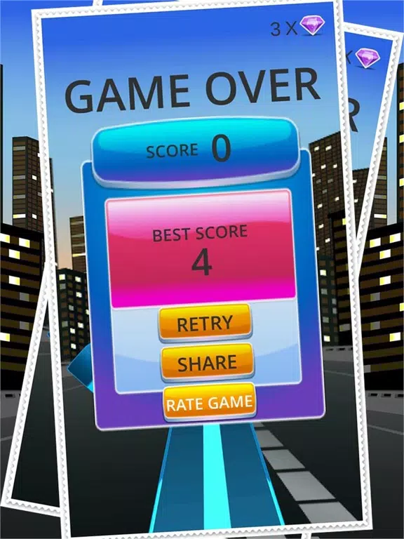 Jumping Ball - Twist And Zig Zag Ball Crush Style Endless Platform Jumper iPad Screenshots